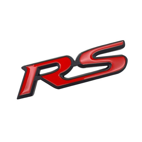 쉐보레 RS 스티커 엠블럼 뱃지 (트레일블레이저 트랙스크로스오버), 레드블랙