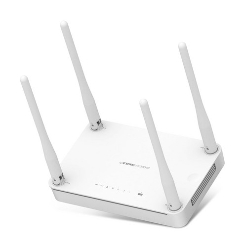 아이피타임 AX3004R 기가비트 유무선 공유기 와이파이6 듀얼밴드 4포트 WPS, 1개, 화이트