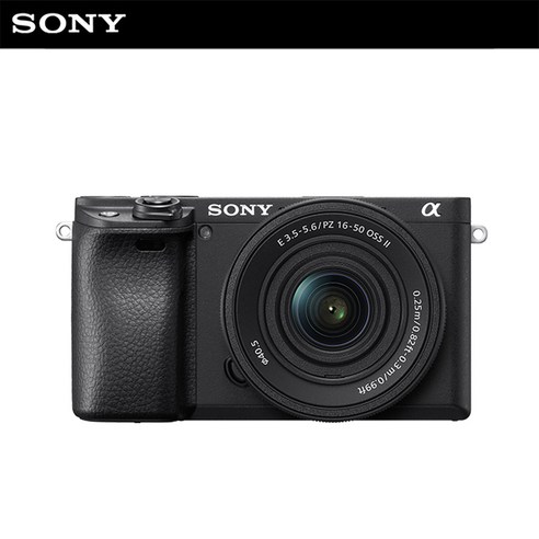 소니 공식대리점 카메라 A6400K (SELP16502 파워 줌렌즈킷) 미러리스 알파, 실버