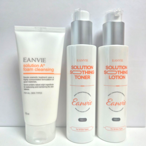 [본사정품]eanvie 여드름 기능성폼+스킨로션 3종 화장품세트 엔비솔루... 솔직 후기 | 피부 타입별 분석 - 대표 이미지
