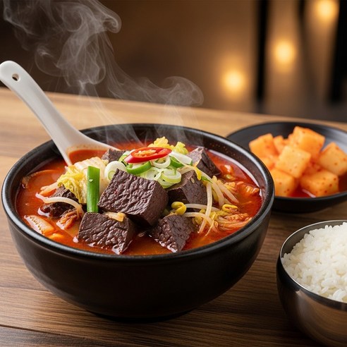 참도깨비 부산 가야 선지해장국, 630g, 4개