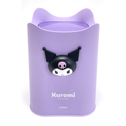 릴팡 쿠로미 피규어 사각 스윙휴지통