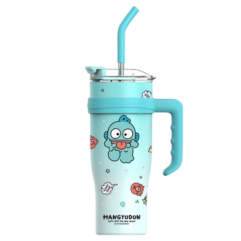 StarR 대용량 캐릭터 보온 텀블러 3046, 한교동 블루, 1개, 1200ml