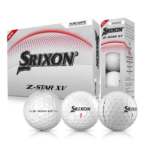 스릭슨 던롭 골프공 3피스 Z-STAR9 XV, PUREWHITE, 1개