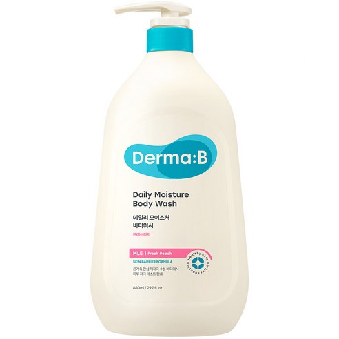 더마비 데일리 모이스처 (대용량) 바디워시 (프레쉬피치) 880ml, 1개
