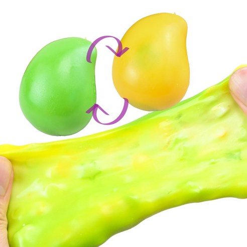 비누 크런치 슬랑이 스트레스볼 말랑이 액괴 슬라임 스퀴시, 90g, 1개