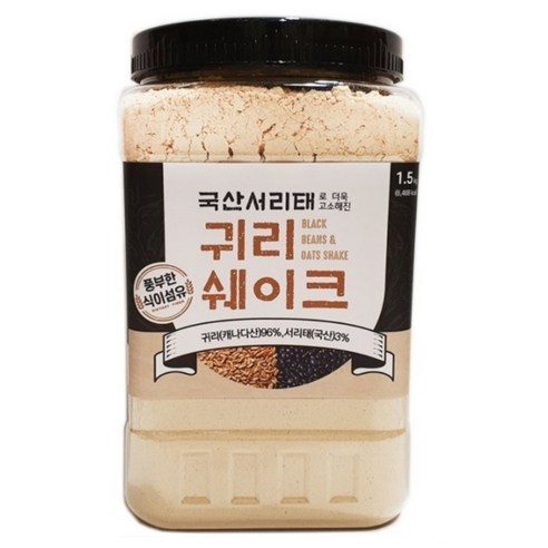 태광선식 국산서리태로 더욱 고소해진 귀리쉐이크, 1.5kg, 1개