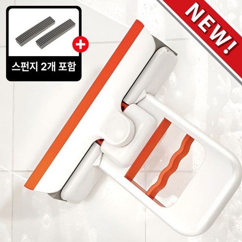 포드란 올인원 물기제거 미니 밀대 스펀지 스퀴지, 1개