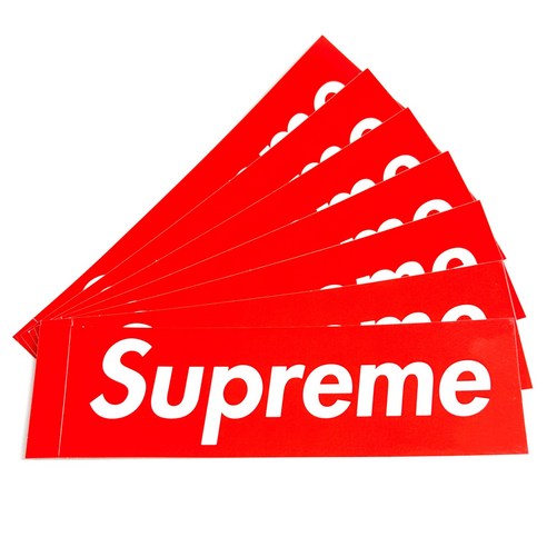 Supreme 슈프림 박스로고 정품 스티커, 2개