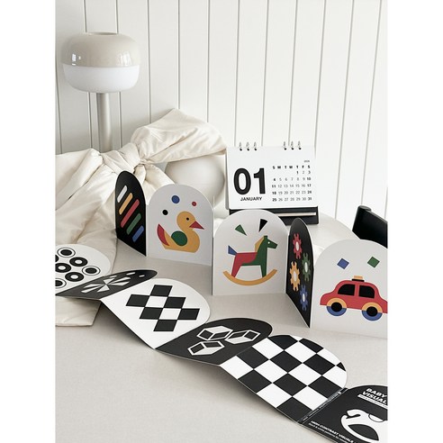 뚜뚜 아기 초점책 신생아 병풍 비주얼북 이미지 4