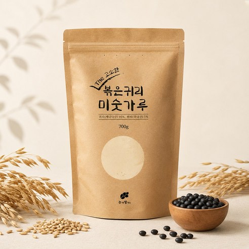 논앤밭위드 볶은귀리 95% 프리미엄 현미 미숫가루 700g, 1개 솔직 후기 | 실사용자 리뷰 분석 - 상품 이미지 2