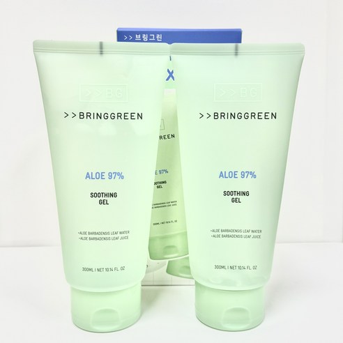 브링그린 알로에 97% 수딩젤, 300ml, 2개