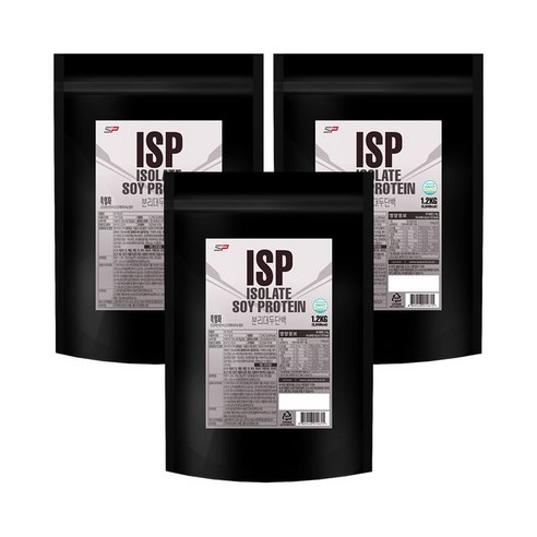 SP스포츠 ISP 분리대두단백질 흑임자맛 1.2kg, 3개 실사용 후기 | 효과 있을까? - 상품 이미지 1
