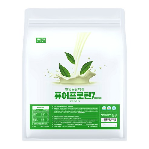 프로틴스토리 맛있는 단백질 퓨어프로틴7 3kg 그린티쉐이크 3kg, 1개 이미지 2