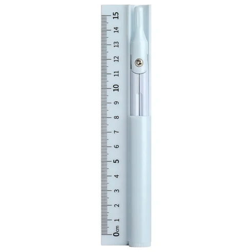 3 in 1 컴퍼스 펜 이중 목적 학생 시험용 드로잉 자 기하학 다기능 세트 미술용, 02 Blue, 1개 - 나침반