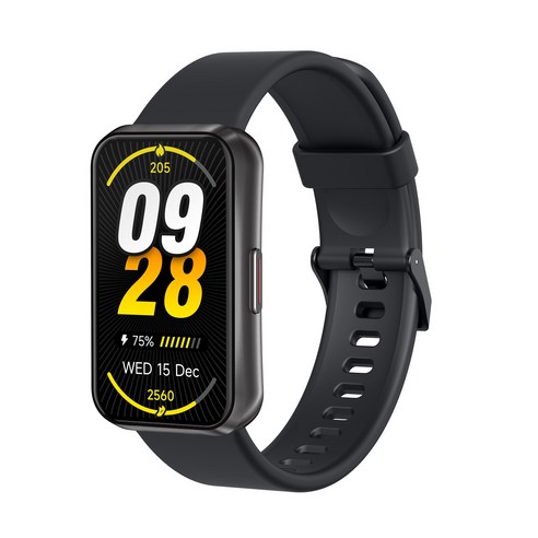 DAICOO 블루투스 스마트워치 1.47인치 GPS 운동 워치 한글판, GPS + 블루투스, 3.75cm, 블랙