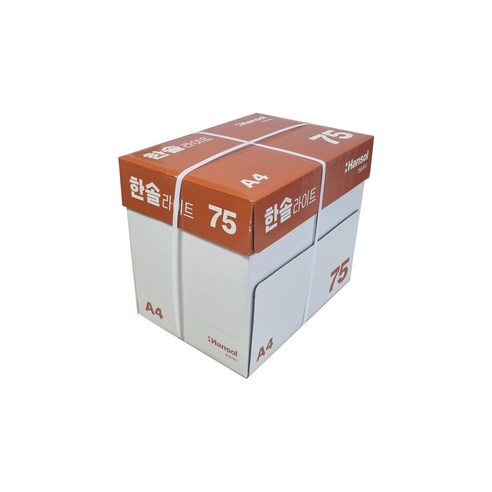 한솔복사용지 라이트 A4 75g 2500매, 1박스