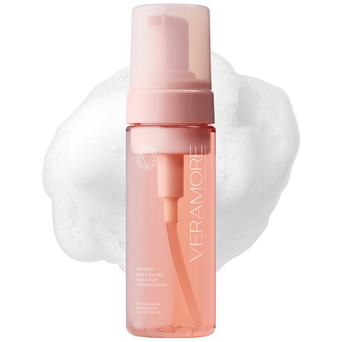 베라모어 약산성 로즈 버블 저자극 클렌징폼, 1개, 150ml