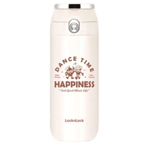락앤락 댄스타임 접이식 손잡이 팝업식 보온병 LHC331, 베이지, 1개, 460ml