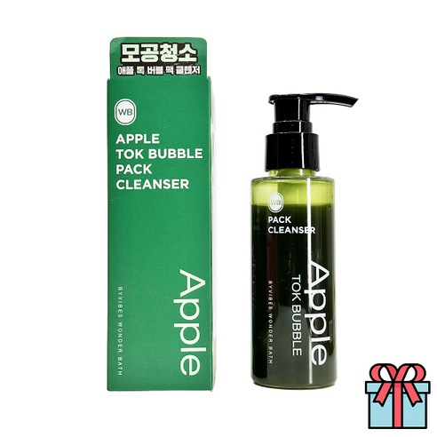 원더바스 애플톡 버블 팩 클렌저 모공청정 + 사은품(랜덤) 실사용 후기 | 효과 있을까? 썸네일