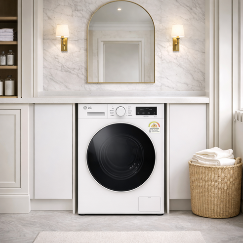 LG 트롬 드럼 세탁기 9kg F9WTBQ 화이트 기사님설치 폐가전무상수거, F9WTB, 블랙도어