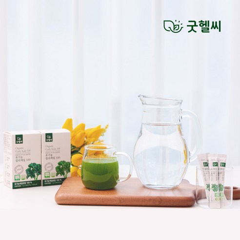 굿헬씨 유기농 컬리케일 100 동결건조 곱슬케일 분말 30포 30g, 1개 이미지 4