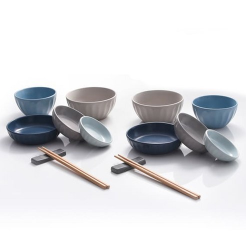 크라운포드 2인 식기세트 14p