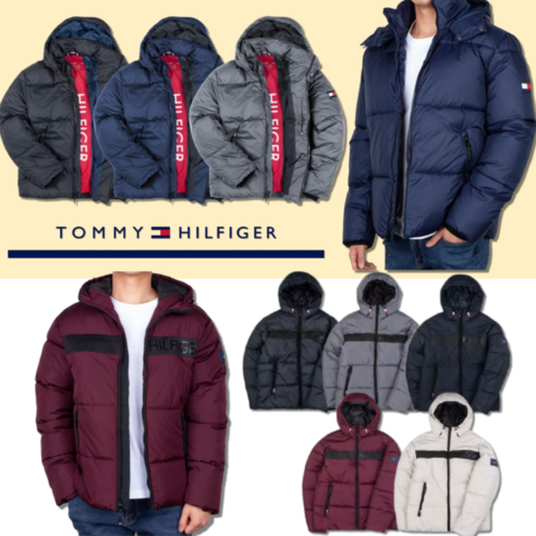 [직수입100%정품/당일배송]타미힐피거남자점퍼남성패딩자켓후드패딩남여공용국내당일발송