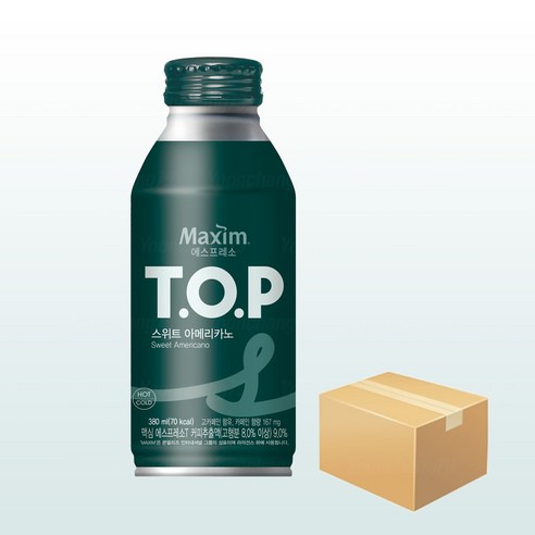 동서 맥심 티오피 스위트아메리카노 24캔, 380ml, 24개