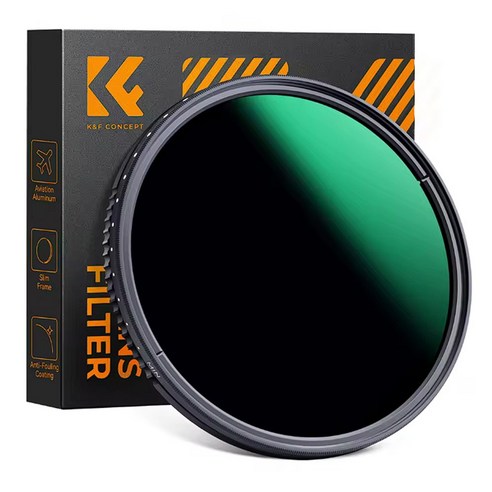 공식수입라이센스 K&F Concept NANO-A PRO 가변 ND8-ND2000 67mm, 1개