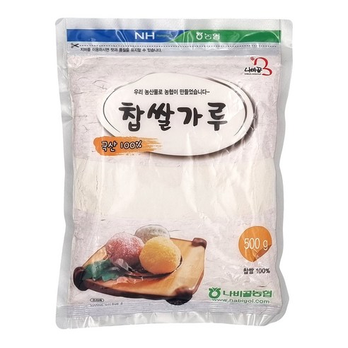 [농협] 함평 나비골농협 국산 찹쌀가루, 1개, 500g