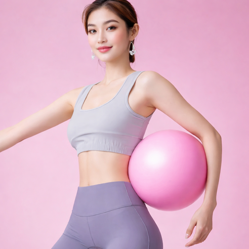 오브릭스 안티 버스트 미니 요가볼, 핑크