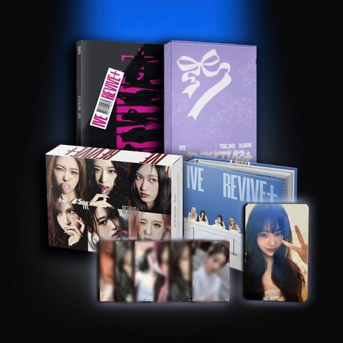 (4종세트+시크릿찐포1종+특전6종세트) 아이브 앨범 정규2집 REVIVE+ 리바이브