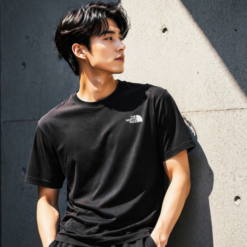 [백화점정품] 노스페이스 티셔츠 남성 반팔티 TSFEWH739 여름 기본 데일리 베이직