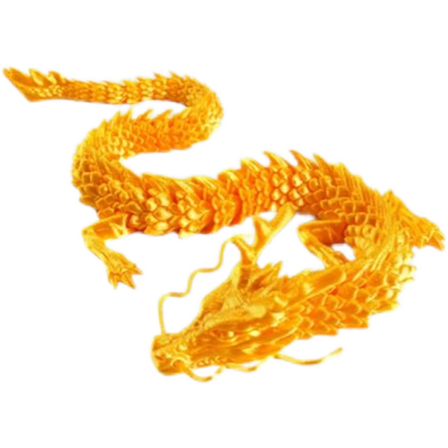 3D 프린팅 용관절 가동 아이디어 세팅 아이디어 모델, 1개, 노란색, 30cm