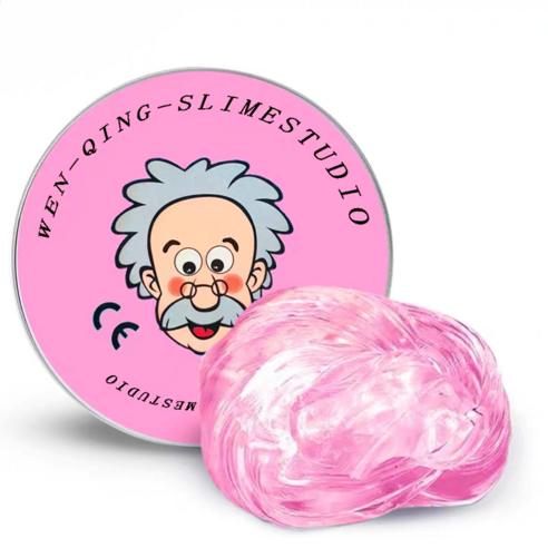 박사퍼티 유리 슬라임, 1개, 45g, 핑크