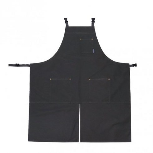 GONG APRON 방수 l H스트랩 앞치마 (차콜그레이) - 패브릭소품 | 쿠팡