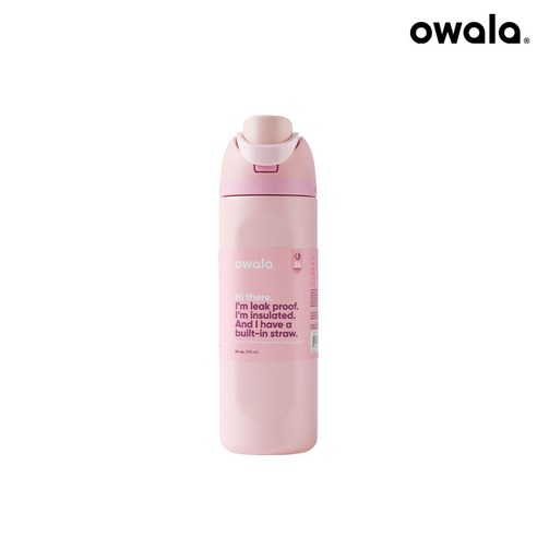 오왈라 프리십 인슐레이티드 텀블러 24oz, 1개, 710ml, 로즈쿼츠