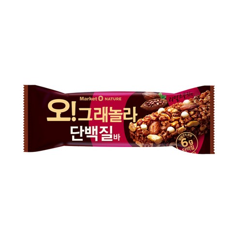 마켓오네이처 오 그래놀라 단백질바, 40g, 1개