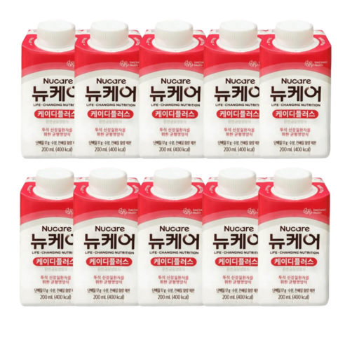 뉴케어 케이디플러스 투석 신장질환 영양식 200ml, 10개 솔직 후기 | 실사용자 리뷰 분석 - 상품 이미지 1
