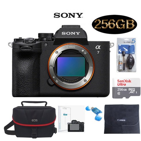 SONY 풀프레임 미러리스 A7M5 BODY+256G+카메라BAG+크리닝킷+블랙포켓융+LCD필름+리더기 바디패키지, ILCE-7M5 BODY