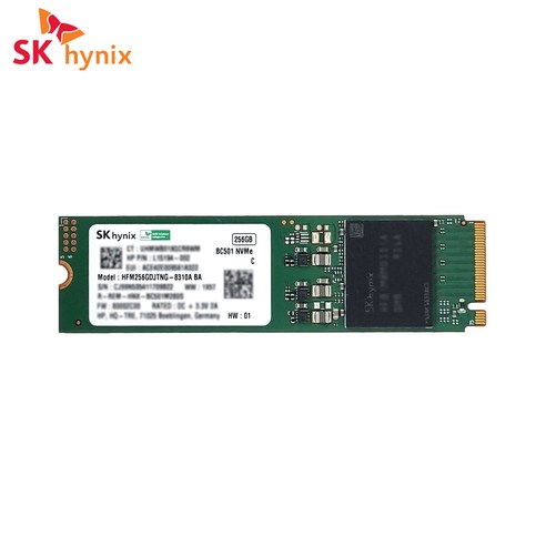 SSD NVMe 256GB SK하이닉스 BC501, -