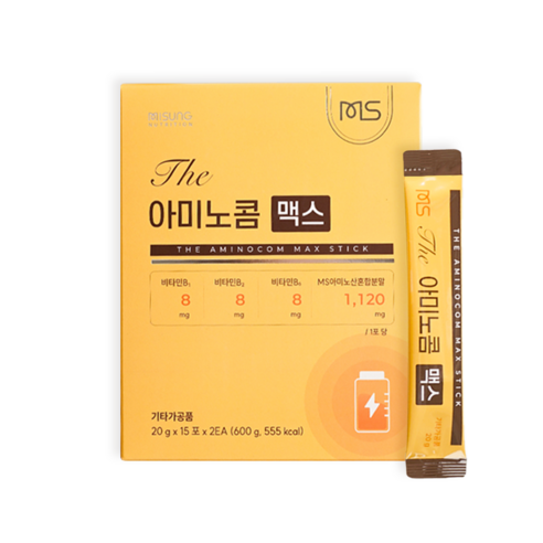 The 아미노콤 맥스(1개월)/수험생 청소년 마시는 고함량 비타민 활력 액상, 1박스