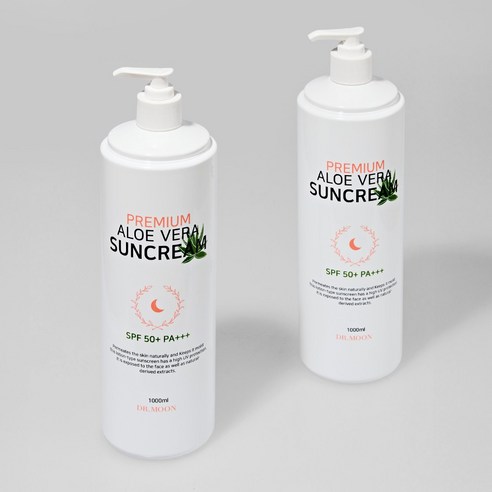 닥터문 프리미엄 알로에 베라 선크림 SPF50+ PA+++ 1000ml 솔직 후기 | 피부 타입별 분석 - 상품 이미지 3