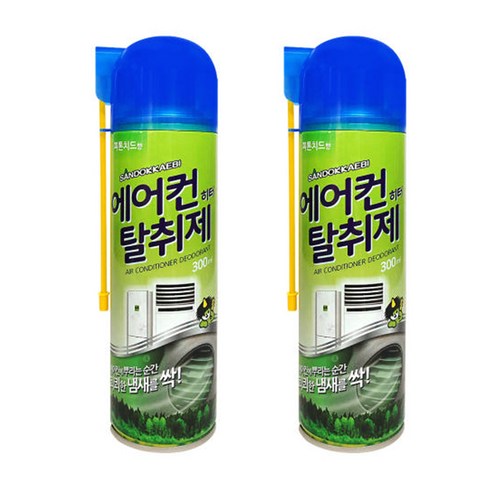 산도깨비 에어컨 히터 탈취제 300ml 2개
