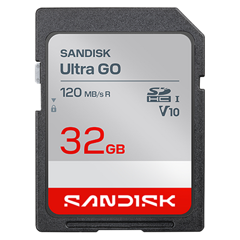 샌디스크 울트라 고 SDXC UHS-I 메모리 카드, 1개, 32GB