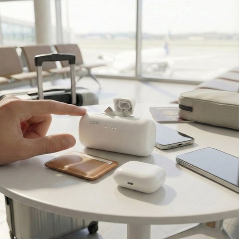 COIV 2in1 PD 22.5W 도킹형 5000mAh 고속충전 보조배터... 개봉기 | 실사용 후기 - 상품 이미지 4