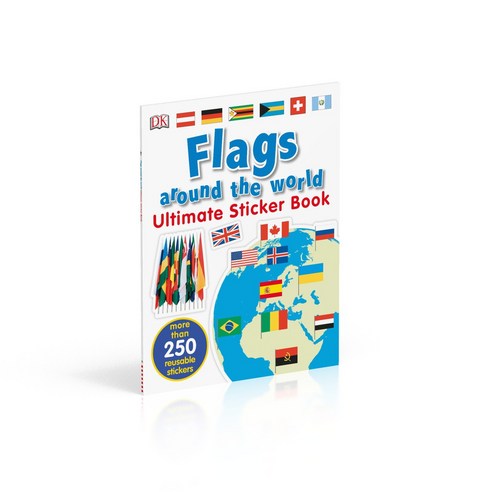 DK Flags Around the World Ultimate Sticker Book 百科貼紙書：國旗 - 貼紙簿 | 酷澎