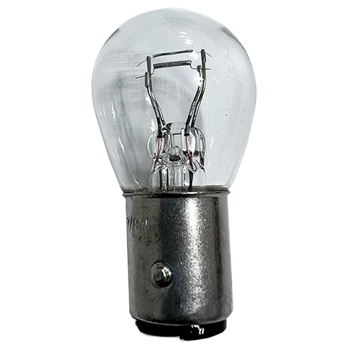 현대모비스부품몰 현기스토어 자동차 브레이크등 전구 더블 백색 12V 27/8W 테일 램프, 10개, 28mm