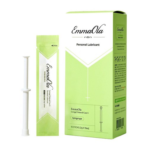 식약처허가 러브젤 엠마올라 S 수용성 약산성 Y존 윤활제, 1개, 20ml